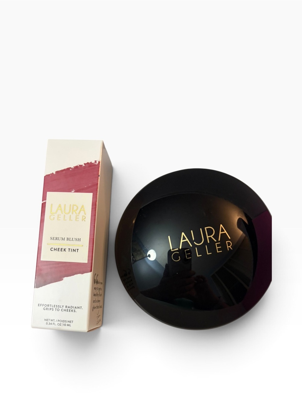 Laura Geller Serum Blush Cheek Tint and Baked Bronze-N-Brighten Bronzer